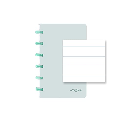 ATOMA Notizbuchsystem - Smooth - A6 - blau - Liniert ATOMA Notizbuchsystem - Smooth - A6 - blau - Liniert von ATOMA