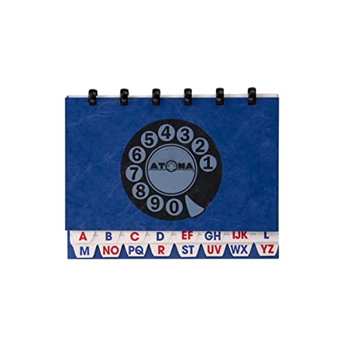 ATOMA Notizbuchsystem - Telefonregister - 180 x 140 mm - blau ATOMA Notizbuchsystem - Telefonregister - 180 x 140 mm - blau von ATOMA