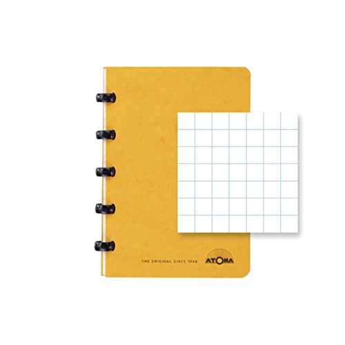 ATOMA Notizbuchsystem - Traditional Colors Cardboard - A6 - gelb - Kariert 5 mm ATOMA Notizbuchsystem - Traditional Colors Cardboard - A6 - gelb - Kariert 5 mm von ATOMA