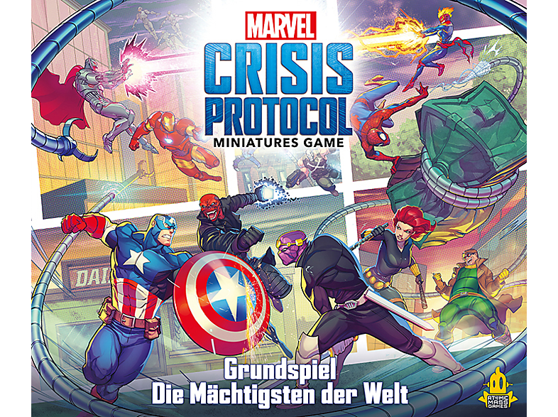 ATOMIC MASS GAMES Marvel Crisis Protocol Die Mächtigsten der Welt Brettspiel Mehrfarbig von ATOMIC MASS GAMES