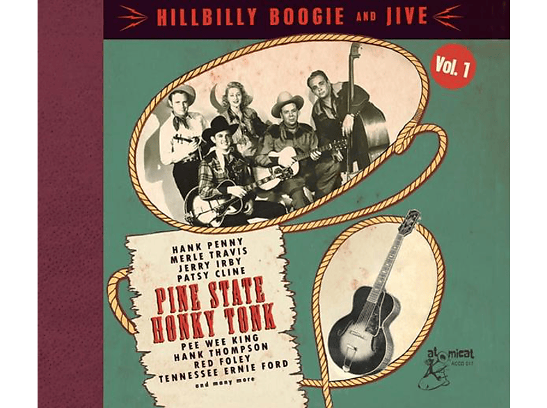 VARIOUS - Hillbilly Boogie And Jive Pine State Honky Tonk (CD) von ATOMICAT