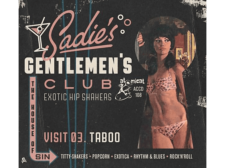 VARIOUS - Sadie's Gentlemen's Club Vol. 3 Taboo (CD) von ATOMICAT