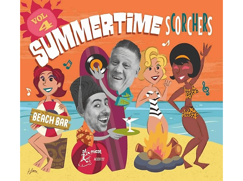 VARIOUS - SUMMERTIME SCORCHERS VOL.4 (CD) von ATOMICAT