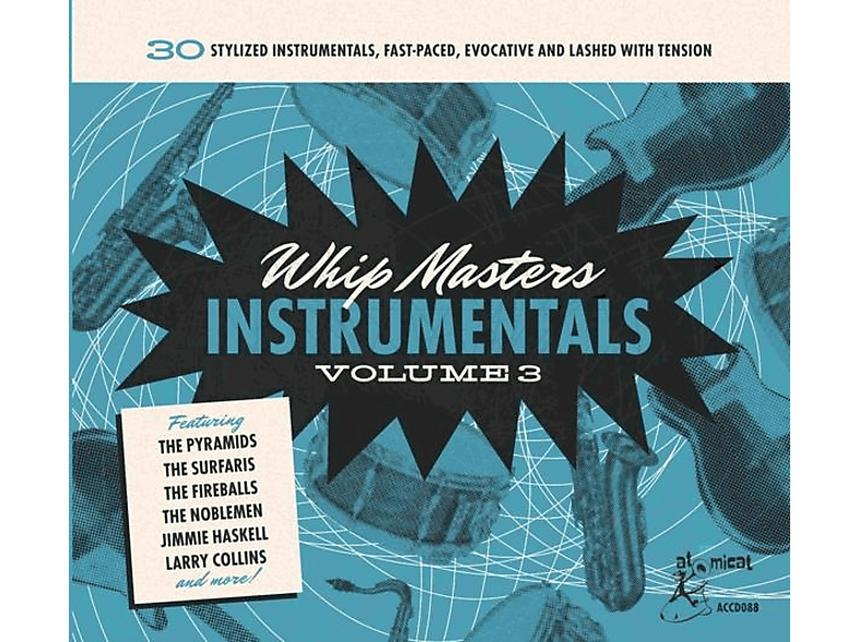 VARIOUS - WHIP MASTERS INSTRUMENTAL VOL.3 (CD) von ATOMICAT