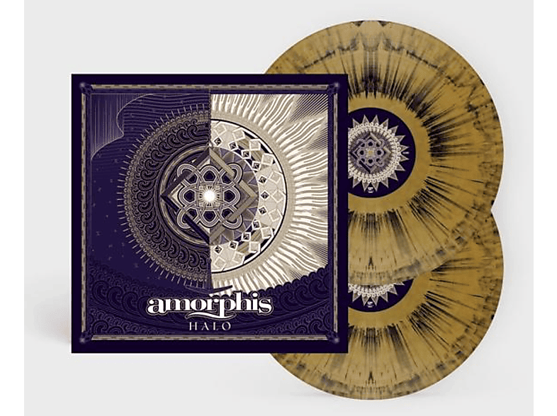 Amorphis - Halo (Gold+Blackdust splatter) (Vinyl) von ATOMICFIRE