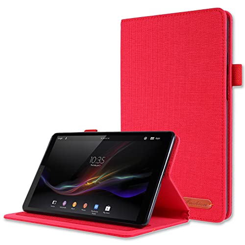 ATOOZ Lenovo Tab M8 4th Gen Hülle 8.0 Zoll,Lenovo Tab M8 (TB-300FU) Hülle mit Ständer Harte Hülle mit TPU Bumper Abdeckung Hülle für Lenovo Tab M8 Gen 4 Tablet (Rot) von ATOOZ