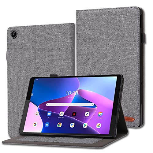 Lenovo Tab M10 Plus 3rd Gen Hülle Case 10.61 Zoll (TB-128F/TB-125F) 2022,ATOOZ Tablet Hülle für Lenovo Tab M10 Plus 10,6" mit Stander Lenovo Pad M10 Plus 3rd Gen Hülle TPU Bumper Schutzhülle (Grau) von ATOOZ