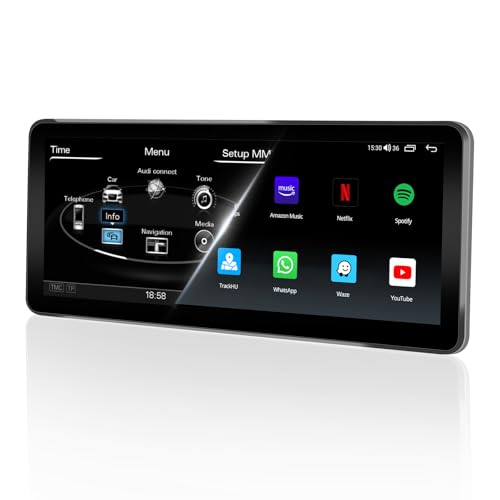 ATOTO 12,3" Autoradio Wireless CarPlay und Android Auto Kompatibel mit Audi A4/A5 B8/B8.5 2009-2016 Multimedia Radio, alle Originalfunktionen erhalten, GPS-Tracking, AI DriveChat, 4G LTE, 2 Bluetooth von ATOTO