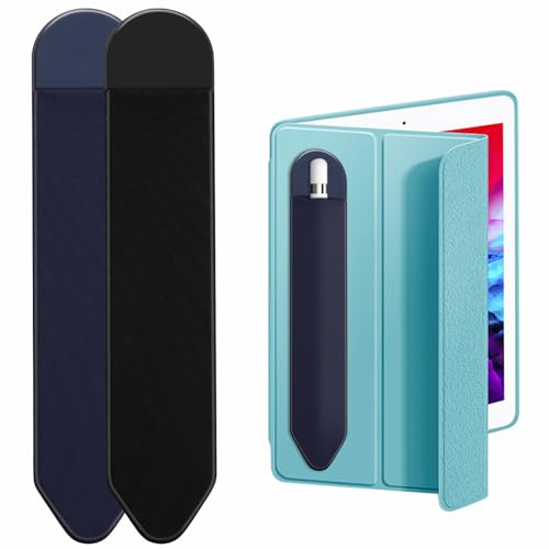 ATOYOGA Apple Pencil 1. und 2. Generation Schutzhülle,Tablet Stift Hülle mit elastischer und Selbstklebender Befestigung, stylischer und sicherer Stifthalter Aesthetic, aus hochwertigem PU-Leder von ATOYOGA