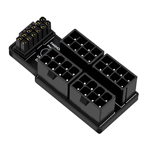 ATOZS Für RTX 4090 4080 Grafikkarte ATX3.0 4X8Pin 12+4Pin Netzteil 180 Grad abgewinkelter Stecker für Netzteilkabel, B von ATOZS
