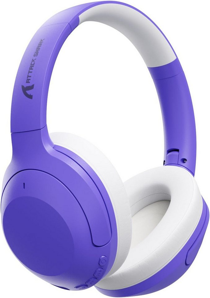 ATTACK SHARK Doppelte Verbindungsoptionen Integriertes Mikrofon klare Kommunikation Headset (Flexible Verbindungen: Genießen Sie kabellose Freiheit mit Bluetooth 5.3 oder wechseln Sie zur 3,5-mm-Kabelverbindung für unbegrenztes Hören. Perfekt für Arbeit, Gaming oder Filme., Bluetooth, Komfort für lange Nutzung Memory-Foam-Ohrpolster & ein verstellbares) ATTACK SHARK Doppelte Verbindungsoptionen Integriertes Mikrofon klare Kommunikation Headset (Flexible Verbindungen: Genießen Sie kabellose Freiheit mit Bluetooth 5.3 oder wechseln Sie zur 3,5-mm-Kabelverbindung für unbegrenztes Hören. Perfekt für Arbeit, Gaming oder Filme., Bluetooth, Komfort für lange Nutzung Memory-Foam-Ohrpolster & ein verstellbares) von ATTACK SHARK