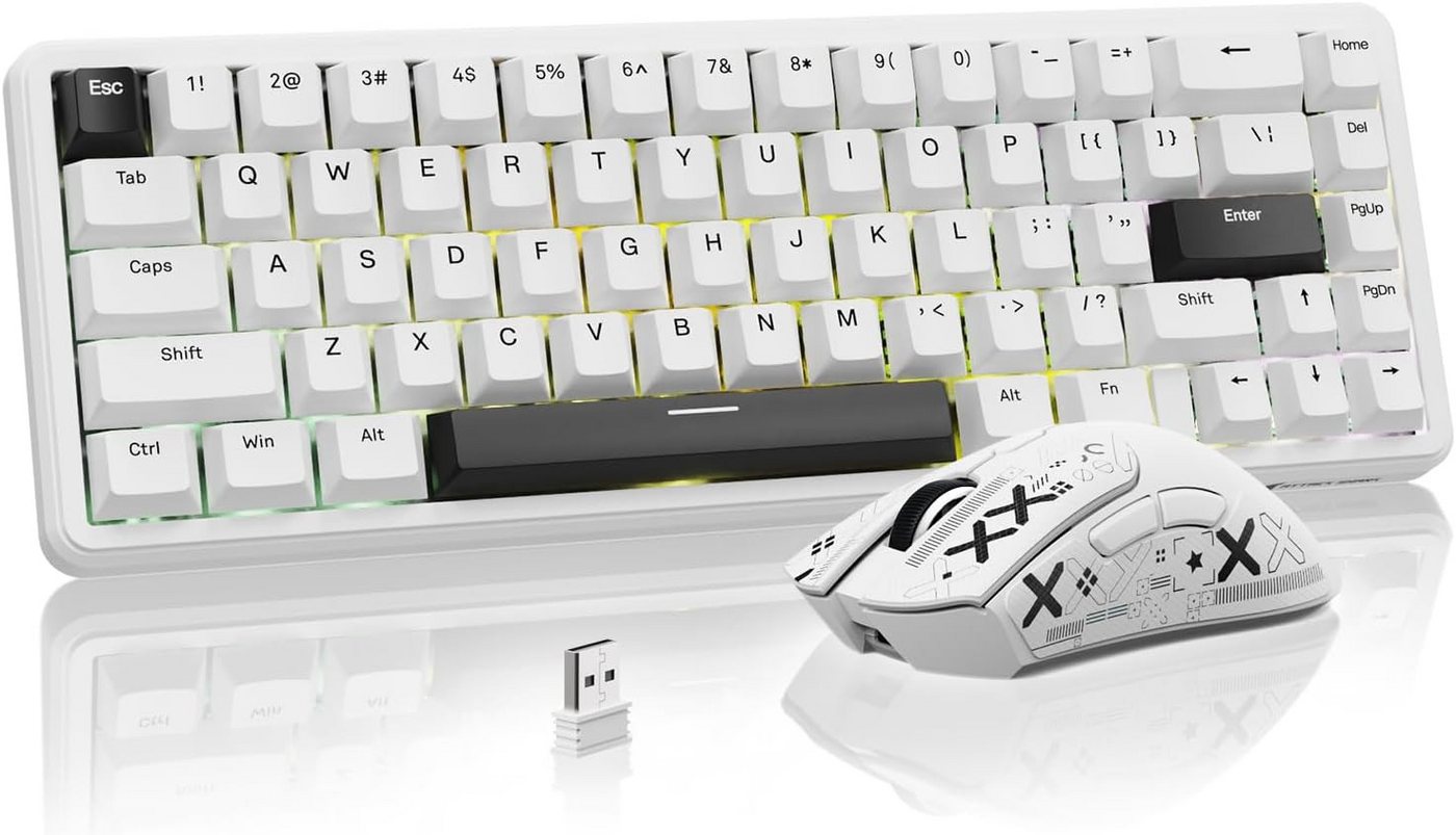 ATTACK SHARK Ultimativer 8000Hz, RT 0,01mm,RGB,65hAkku PAW3311-Sensor mit 18.000DPI Tastatur- und Maus-Set, 20 Mio. Klicks, 65h Akku-Laufzeit – ideal für intensive Gaming Session ATTACK SHARK Ultimativer 8000Hz, RT 0,01mm,RGB,65hAkku PAW3311-Sensor mit 18.000DPI Tastatur- und Maus-Set, 20 Mio. Klicks, 65h Akku-Laufzeit – ideal für intensive Gaming Session von ATTACK SHARK