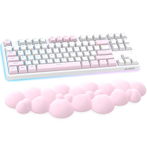 Gaming-Tastatur-Handballenauflage, Memory-Schaum-Tastatur, Handballenauflage, ergonomische Handauflage, Handgelenkauflage für Computer-Tastatur, Laptop, Mac, Schmerzlinderung, Rosa Gaming-Tastatur-Handballenauflage, Memory-Schaum-Tastatur, Handballenauflage, ergonomische Handauflage, Handgelenkauflage für Computer-Tastatur, Laptop, Mac, Schmerzlinderung, Rosa von ATTACK SHARK