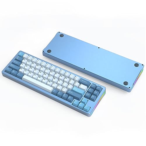M71 75 % TKL kabellose mechanische Tastatur, Gehäuse aus CNC-Aluminiumlegierung, Bluetooth/2,4 G/USB-C, Hot-Swap, RGB-LED, NKRO Gaming-Tastatur, 4600 mAh, vorgeschmierter linearer Schalter, von ATTACK SHARK