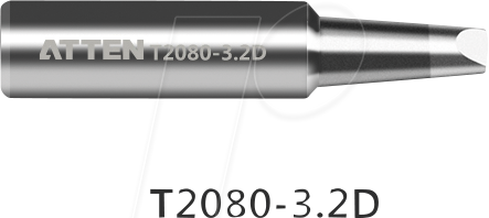 ATTEN T2080-3.2D - Lötspitze, 3,2 mm, meißelförmig, gerade von ATTEN