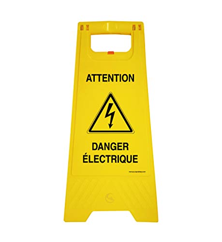 Balise Chevalet de signalisation (Attention Danger électrique) von AUA SIGNALETIQUE