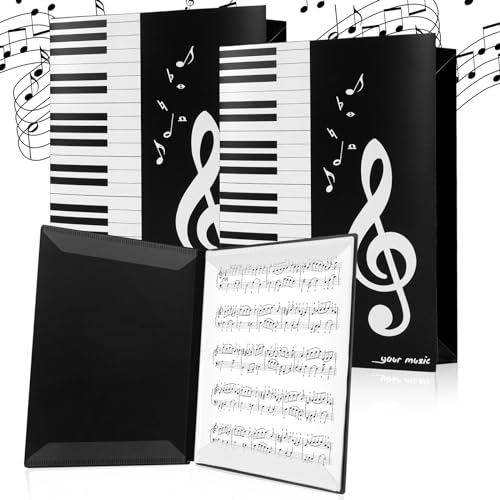 AUAUY 2 Stück 6 Seitig Notenordner, Aufklappbar Notenmappe Faltbar Musikordner, A4 Musik-Ordner Schwarz Chormappe Musik Notenständer Noten Präsentationsmappe für Notenblätter Klavier Gitarre Violine AUAUY 2 Stück 6 Seitig Notenordner, Aufklappbar Notenmappe Faltbar Musikordner, A4 Musik-Ordner Schwarz Chormappe Musik Notenständer Noten Präsentationsmappe für Notenblätter Klavier Gitarre Violine von AUAUY