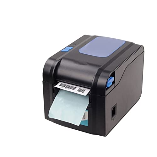 AUBEST Etikettendrucker, 370b Thermischer Barcode-Drucker mit Auto-Peeling USB Bluetooth verfügbar Empfang 20-80mm Weißer Aufkleber Preisschild(370 USB Port) von AUBEST