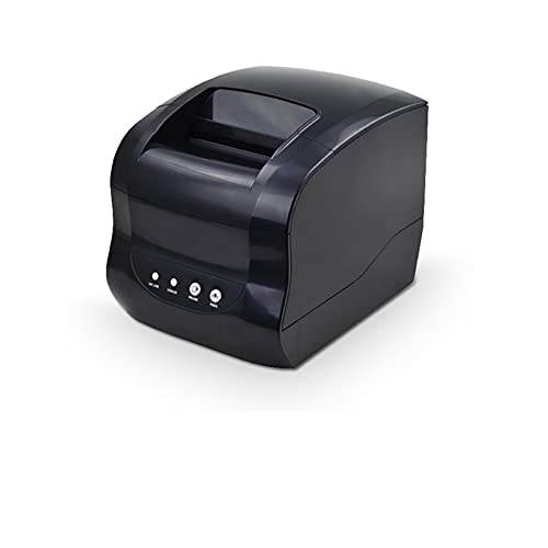 AUBEST Etikettendrucker, Label Barcode Drucker Thermischer Empfangs-Etikettendrucker-Träger Thermo-Klebstoff-Aufkleber-Papier 20-80mm(365 USB Bluetooth) von AUBEST