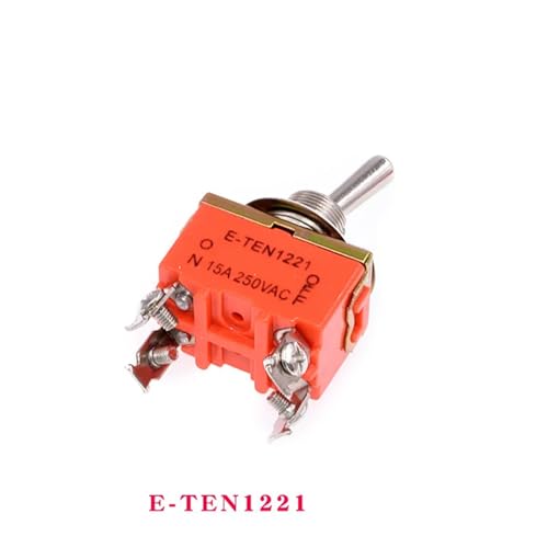 Marineschalter, 2 STÜCKE E-TEN1021 1121 1122 1221 1322 1321 1322 Kippschalter Wippschalter 15A 250VAC(1221) von AUBEST