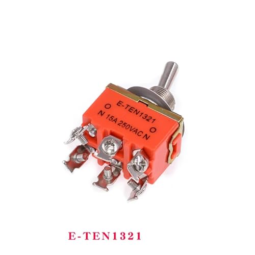 Marineschalter, 2 STÜCKE E-TEN1021 1121 1122 1221 1322 1321 1322 Kippschalter Wippschalter 15A 250VAC(1321) von AUBEST