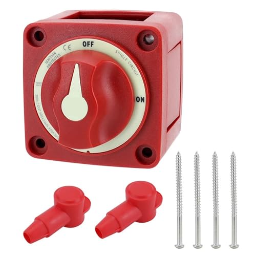 Marineschalter, 300A Batterie-Ein-/Ausschalter mit Knopf, Trennschalter, Drehschalter, 12 V, 48 V, IP66, wasserdicht, for Auto, Boot, Wohnmobil, ATV, UTV Marineschalter, 300A Batterie-Ein-/Ausschalter mit Knopf, Trennschalter, Drehschalter, 12 V, 48 V, IP66, wasserdicht, for Auto, Boot, Wohnmobil, ATV, UTV von AUBEST