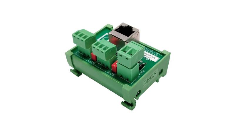 AUDAC ARJ12P Anschlussdose - RJ45 auf 2 x 3-polige Klemmleiste von AUDAC