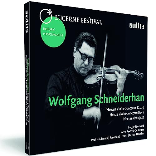 Lucerne Festival Vol.10-Wolfgang Schneiderhan von AUDITE