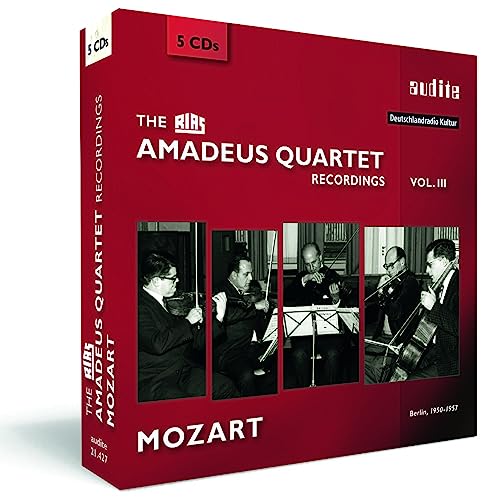 Wolfgang Amadeus Mozart: The RIAS Amadeus Quartet Mozart Recordings von AUDITE