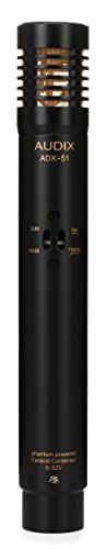 AUDIX ADX51 Small Diaphragm Condenser Microphone, Black, 4 x 4 x 10 Inches von AUDIX