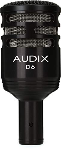 Audix D6 Hochwertiges dynamisches Mikrofon für Instrumente mit Tieffrequenzanteilen von AUDIX