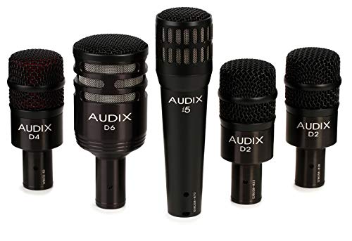 Audix DP-5-A Mikrofon-Zusammenstellung für Drum-Sets mit 5 Mikrofonen und Zubehör von AUDIX