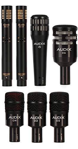 Audix DP-7 Mikrofon-Zusammenstellung für Drum-Sets mit 7 Mikrofonen und Zubehör von AUDIX