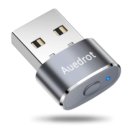 AUEDROT Mouse Jiggler Nicht Nachweisbar USB Mouse Mover mit Schaltertaste, Metall Maus Beweger Automatisch Maus Jiggler, 2 Jiggler-Modi, Treiberfrei, Plug & Play, Hält Computer/Laptop Wach, Grau von AUEDROT