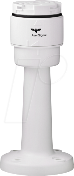 AUER 915842910 - CT5KR1 Rohrbasis, 100 mm Kunststoffrohr, integrierter Fuß, weiß von AUER SIGNAL