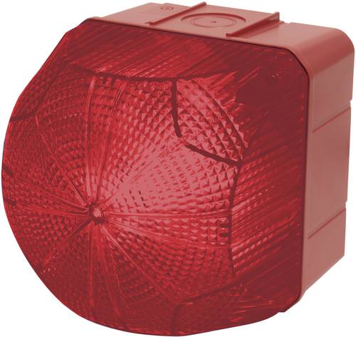 Auer Signalgeräte Signalleuchte LED QDM 874262408 Rot Rot Dauerlicht, Blinklicht 24 V/DC, 24 V/AC, von AUER SIGNALGERÄTE
