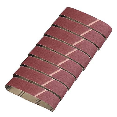 Coqlycot 8 Stück Aluminiumoxid-Schleifbänder 100 x 915 mm Korn 80/100/120/180/240/320/400/600 für Bandschleifer Schleifmaschine, Zum Schleifen Feilen Schärfen Entrosten Coqlycot 8 Stück Aluminiumoxid-Schleifbänder 100 x 915 mm Korn 80/100/120/180/240/320/400/600 für Bandschleifer Schleifmaschine, Zum Schleifen Feilen Schärfen Entrosten von Coqlycot