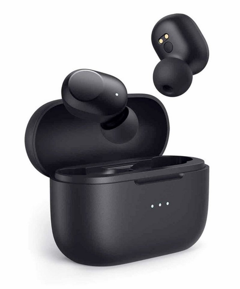 AUKEY EP-T31 Earbuds wireless In-Ear-Kopfhörer (Voice Assistant, A2DP Bluetooth, HFP, AVRCP Bluetooth, HSP, AAC, BT5, Bluetooth, Low Latency Modus, Touch Control, 30h Akku, USB-C, IPX5, Qi-fähig) von AUKEY