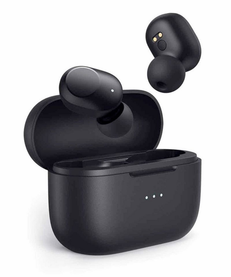 AUKEY Earbuds: Wireless In-Ear-Kopfhörer mit USB-C & Bluetooth, 30h Akku Bluetooth-Kopfhörer (Bleutooth, Bixby, Google Assistant, Siri, Alexa, Cortana, Bluetooth, Kabellos, IPX5 Wasserbeständigkeit, Wierless Charging, USB-C) von AUKEY