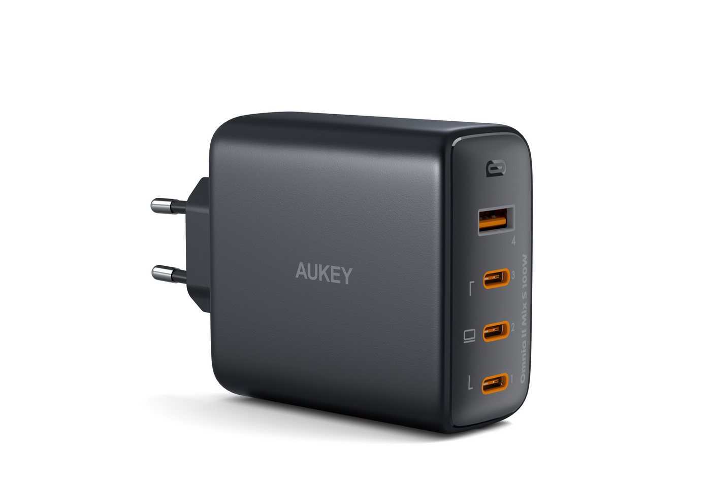 AUKEY PA-B7S Smartphone-Ladegerät (3x USB-C & 1x USB-A Anschluss für iPhone, Android Handys und Laptops) von AUKEY