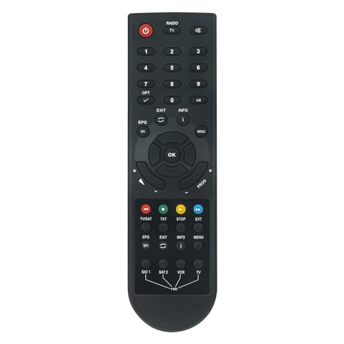 AULCMEET 103TS103B Neue Ersatzfernbedienung passend für fit for TechniSat DVB-C Receiver MF-4 Digital von AULCMEET