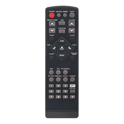 AULCMEET 6710CMAQ05F Ersatzfernbedienung Kompatibel mit LG Micro Hi-Fi Audio System FA162, FA162-D0U RCT606 RCD406 MCS1306F MCS565W MCV1306 MCS1306W AKB73295707 von AULCMEET