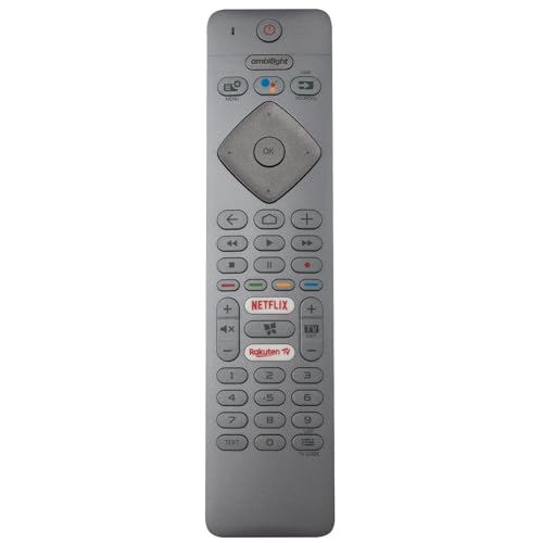 AULCMEET 996599002342 Fernbedienung Ersatz passend für Philips OLED TV 50PUS7394/12 55OLED934/12 65OLED804/12 65PUS8204/12 55OLED854/12 55PUS8804/12 55PUS7334/12 65OLED854/12 65PUS8204 50PUS8204/12 AULCMEET 996599002342 Fernbedienung Ersatz passend für Philips OLED TV 50PUS7394/12 55OLED934/12 65OLED804/12 65PUS8204/12 55OLED854/12 55PUS8804/12 55PUS7334/12 65OLED854/12 65PUS8204 50PUS8204/12 von AULCMEET