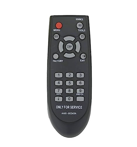 AULCMEET AA81-00243A BN81-06602A Ersatzfernbedienung Kompatibel mit Samsung 4K OLED Smart TV PN51E8000GFXZA UN60F8000AFXZC AULCMEET AA81-00243A BN81-06602A Ersatzfernbedienung Kompatibel mit Samsung 4K OLED Smart TV PN51E8000GFXZA UN60F8000AFXZC von AULCMEET