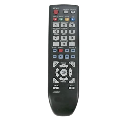 AULCMEET AH59-02367A Ersatzfernbedienung Kompatibel mit Samsung Micro System DVD CD FM Player MM-D330D/ZF MM-D470D MM-D330D MM-D330D/EN MM-D470D/XN MM-D470D/ZF MM-E330D/XT AULCMEET AH59-02367A Ersatzfernbedienung Kompatibel mit Samsung Micro System DVD CD FM Player MM-D330D/ZF MM-D470D MM-D330D MM-D330D/EN MM-D470D/XN MM-D470D/ZF MM-E330D/XT von AULCMEET