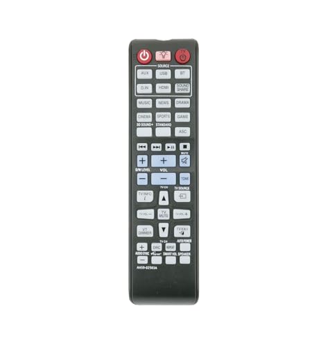 AULCMEET AH59-02583A AH5902583A Ersatzfernbedienung Kompatibel mit Samsung 2.1ch Audio Soundbar AV System HW-F850, HWF850, HW-F850/ZA, HWF850ZA von AULCMEET