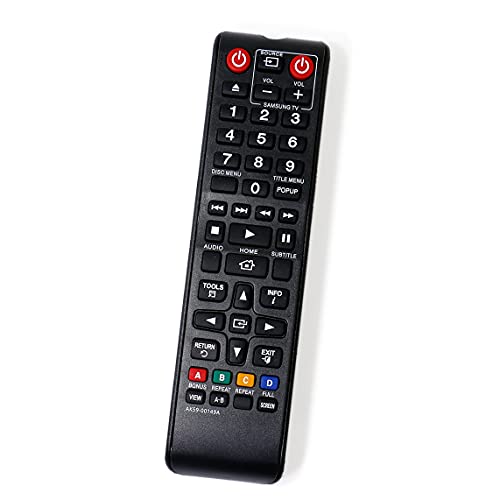 AULCMEET AK59-00149A Ersetzte Fernbedienung Kompatibel mit Samsung Blu-ray Heimkino-System BDJ5900/EN BD-H5900 BDE5300/EN BD BDES5000/EN BD-F5100/EN BD-F5500/ZF BD-H5900/XU BDJ4500ZF BD-E5300/ZF von AULCMEET