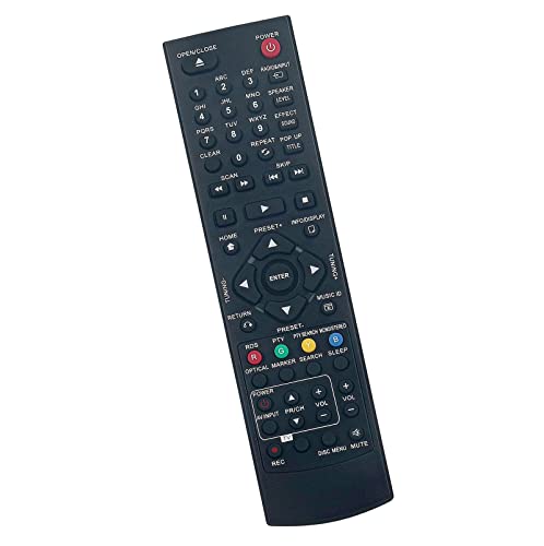 AULCMEET AKB72976003 Replacement Remote Control Compatible with LG DVD Blu-Ray Home Cinema Surround Sound LHB953 HB905PA LHB306 HB906TA LHB336 HB906TAW HB906SCPR HB45E von AULCMEET
