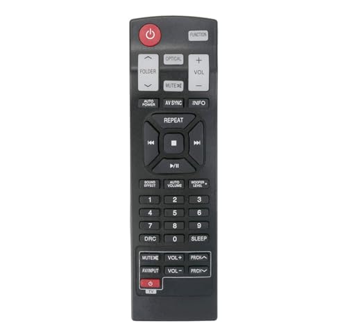 AULCMEET AKB73575431-AKB73575435 Ersatzfernbedienung Kompatibel mit LG Soundbar HiFi Audio System NB3540 (NB3540, S34A2-D) NB5540 (NB5540, NB3531A (NB3531A, S33A2-D) NB3532A NB5540A,S54A1-D) von AULCMEET