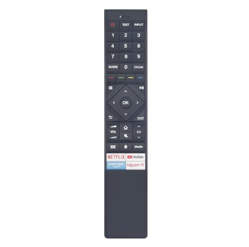AULCMEET ERF3A72 Sprach-Ersatz-Fernbedienung Kompatibel mit Hisense 4K OLED Smart TV 50A690FEVS 55A690FEVS HE65A6900FUWTS(0100) 65A69FEVS U7QF 55U8QF 65U8QF 55U7QF von AULCMEET